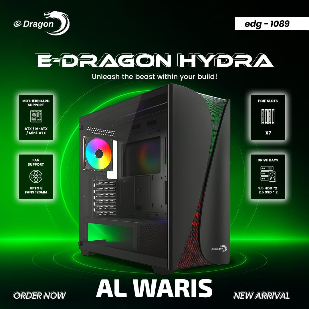 eDragon Casing Hydra EDG 1089 Without Fans eDragon Casing Hydra EDG 1089 Without Fans